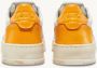 Autry Vintage Medalist Leren Sneakers Wit Grijs Oranje Multicolor Heren - Thumbnail 4