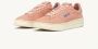 Autry Vintage Perzik Geitenleren Sneakers Pink Dames - Thumbnail 4