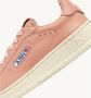 Autry Vintage Perzik Geitenleren Sneakers Pink Dames - Thumbnail 3