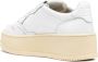 Autry Vintage Platform Leren Sneakers Wit White Dames - Thumbnail 3