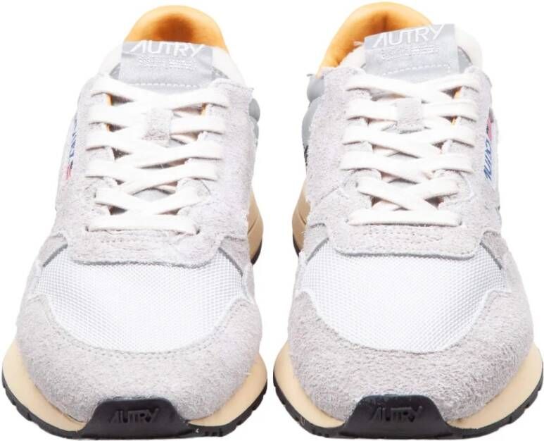 Autry Vintage Reelwind Hardloopschoenen Beige Zilver Gray Heren