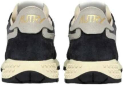 Autry Vintage Running Sneaker Zwart Ivoor