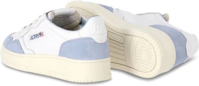 Autry Vintage Sneaker met Suède Accenten White Heren