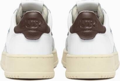 Autry Vintage Stijl Lage Leren Sneakers White Heren