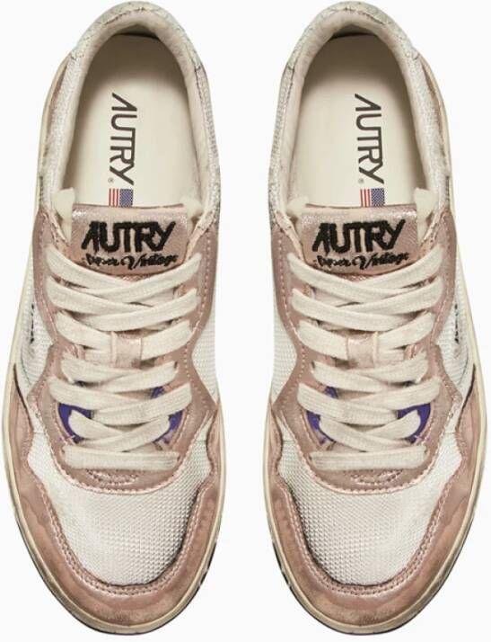 Autry Vintage Stijl Lage Sneakers White Heren