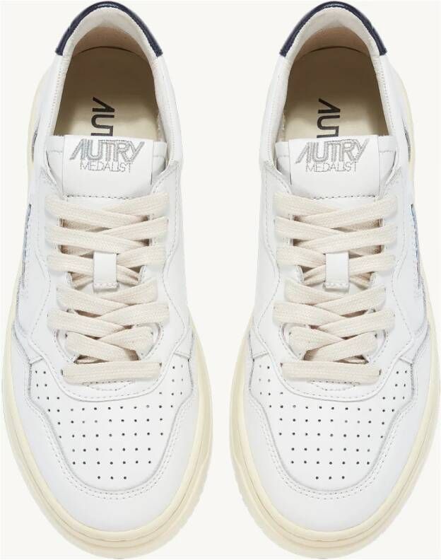 Autry Vintage Stijl Lage Sneakers White Heren