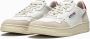 Autry Vintage Stijl Lage Top Leren Sneakers White Heren - Thumbnail 2