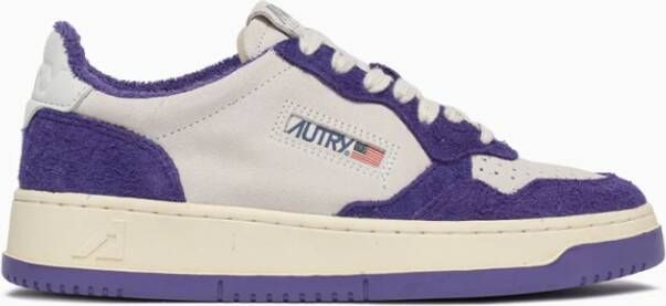 Autry Vintage Stijl Lage Top Sneakers Purple Dames