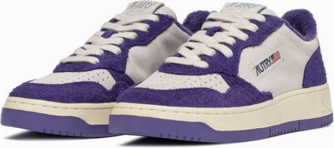 Autry Vintage Stijl Lage Top Sneakers Purple Dames