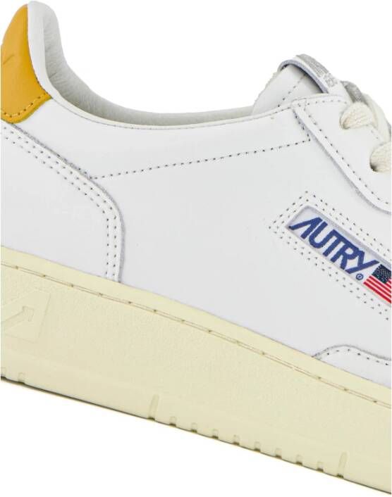 Autry Vintage Stijl Lage Top Sneakers White Heren