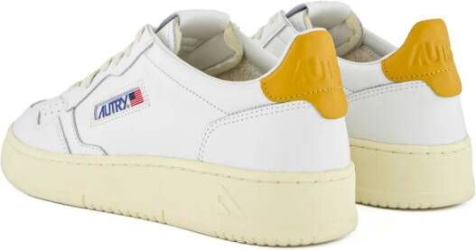 Autry Vintage Stijl Lage Top Sneakers White Heren
