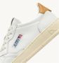 Autry Vintage Stijl Lage Top Wit Bruin Sneakers - Thumbnail 2