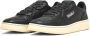 Autry Vintage Stijl Zwarte Leren Sneakers Black Heren - Thumbnail 2