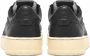 Autry Vintage Stijl Zwarte Leren Sneakers Black Heren - Thumbnail 3