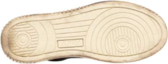Autry Vintage Street Leren Sneakers Pink Dames