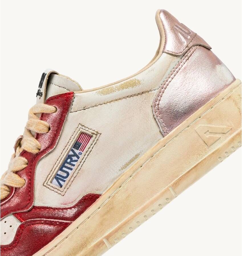 Autry Low-Top Sneakers sup vint low divers in rood