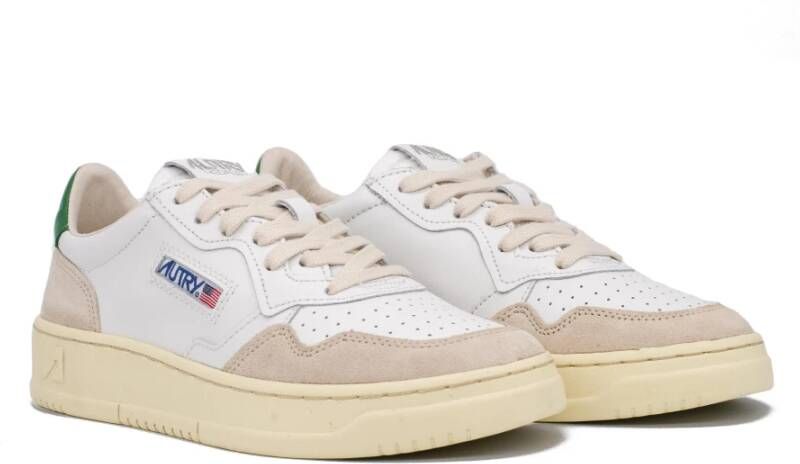 Autry Vintage Tennisstijl Sneakers White Heren
