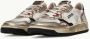 Autry Vintage Zilver Wit Leren Sneakers Multicolor Heren - Thumbnail 12