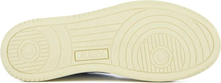 Autry Vintage Witte Leren Sneakers White Heren