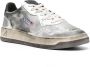 Autry Vintage Zilveren Leren Sneakers Gray Heren - Thumbnail 2