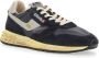 Autry Vintage Zwarte Lage Top Sneakers Logo Black Heren - Thumbnail 2