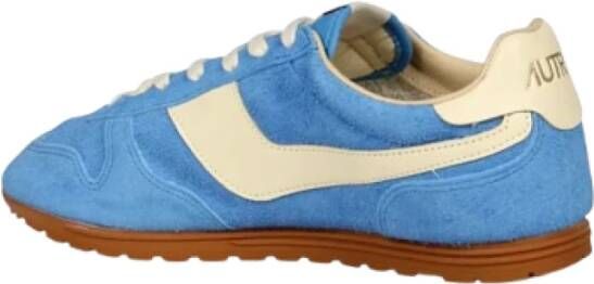 Autry Windspin Damessneakers van Turquoise Leer