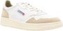 Autry Wit Beige Leren Sneakers Geperforeerd Ontwerp - Thumbnail 2