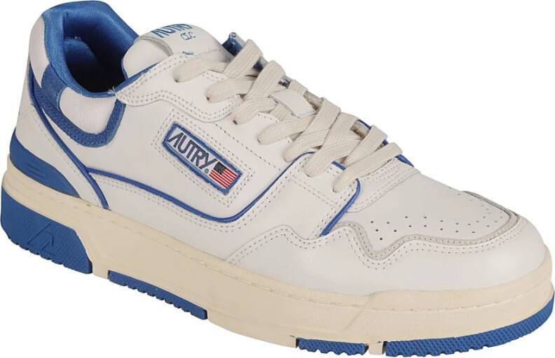 Autry Wit leren lage sneakers Aw23 White Heren