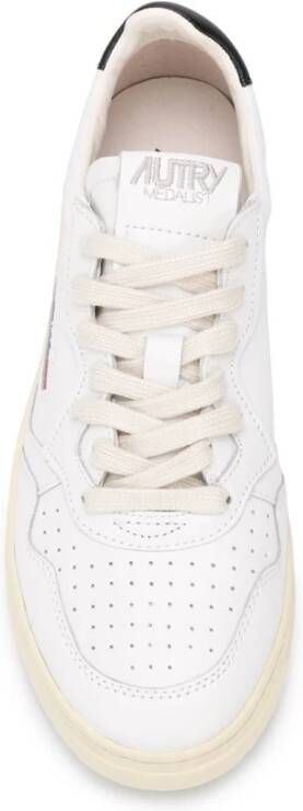 Autry Wit Zwart Medalist Low Sneakers White Heren
