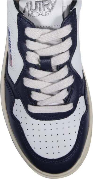 Autry Wit Blauwe Sneaker