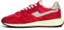Autry Rode en witte jersey sneakers met suède patches Red Dames - Thumbnail 5