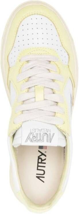 Autry Lichtgroene Sneakers Ss24 Multicolor Dames