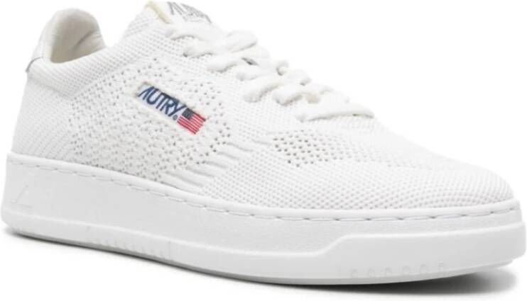 Autry Witte Easeknit Lage Sneakers White Dames