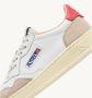 Autry Witte en beige suède sneakers moderne tennisstijl - Thumbnail 2