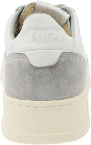 Autry Vintage-geïnspireerde lage sneakers van wit grijs leer White Heren - Foto 10