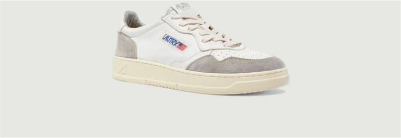 Autry Witte Grijze Medalist Low Sneakers White Heren