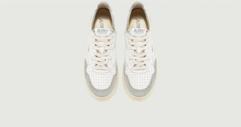 Autry Witte Grijze Medalist Low Sneakers White Heren