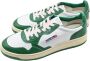 Autry Witte Groene Lage Top Sneakers Multicolor Heren - Thumbnail 3