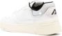 Autry Low-Top Sneakers Minimalist White Calfskin Sneakers With Silver Acc in wit - Thumbnail 3