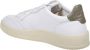 Autry Witte Sneakers met Groene Hiel Tab White Heren - Thumbnail 23