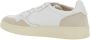 Autry Witte lage sneakers met beige suède details White Heren - Thumbnail 3