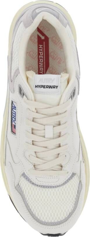 Autry Witte lage sneakers met logo