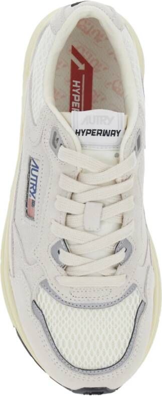 Autry Witte lage sneakers met logo
