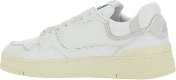 Autry Witte lage sneakers met logo White Heren