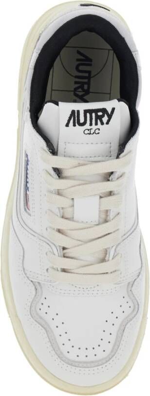 Autry Witte lage sneakers met logopatch White Dames