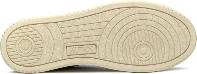 Autry Witte Lage Sneakers van Leer