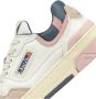 Autry Witte lage sneakers van leer en suède Multicolor Dames - Thumbnail 4