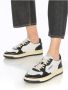 Autry Witte Leren en Stoffen Sneakers White Heren - Thumbnail 7