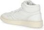 Autry Witte Leren Hoge Sneakers met Geperforeerd Detail Wit Dames - Thumbnail 3