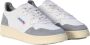 Autry Witte leren lage sneakers met grijze suède details Gray Heren - Thumbnail 11